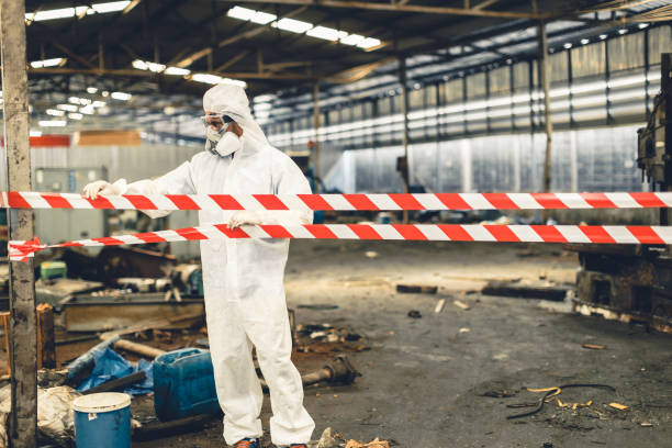 Professional Trauma Scene Cleanup technician working in Strathmore, CA